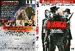 cartula dvd de Django Desencadenado