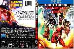 carátula dvd de La Liga De La Justicia - La Paradoja Del Tiempo - Custom