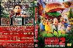 cartula dvd de Lluvia De Hamburguesas 2 - La Venganza De La Sobras - Custom