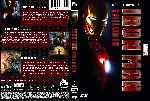 carátula dvd de Iron Man - 2008 - Trilogia - Custom