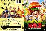 cartula dvd de Lluvia De Hamburguesas 2 - La Venganza De La Sobras - Custom - V2