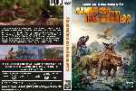 carátula dvd de Caminando Entre Dinosaurios - 2013 - Custom - V2