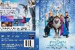 carátula dvd de Frozen - Una Aventura Congelada - Custom - V2