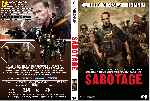 carátula dvd de Sabotage - 2014 - Custom - V4