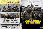 carátula dvd de Corazones De Hierro - 2014 - Custom