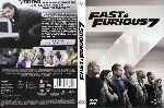 carátula dvd de Fast & Furious 7 - Custom - V3