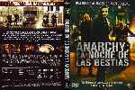 cartula dvd de Anarchy - La Noche De Las Bestias - Custom - V4