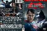 cartula dvd de Batman Vs Superman - El Origen De La Justicia - Custom - V2
