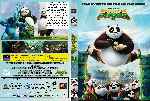 cartula dvd de Kung Fu Panda 3 - Custom - V2