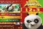 carátula dvd de Kung Fu Panda - Trilogia - Custom