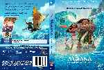 cartula dvd de Moana - Un Mar De Aventuras - Custom