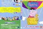 cartula dvd de Peppa Pig - Un Paseo En Globo - Custom - V2