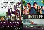 carátula dvd de Bloodline - Temporada 01 - Custom - V2