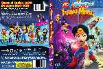 carátula dvd de Lego Dc Super Hero Girls - Trampa Mental - Custom