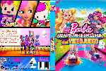 carátula dvd de Barbie - Superheroina Del Videojuego - Custom