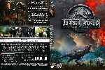 cartula dvd de Jurassic World - El Reino Caido - Custom