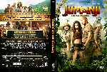 carátula dvd de Jumanji - En La Selva - Custom - V2