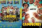 cartula dvd de Campeones - 2018 - Custom