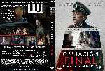 carátula dvd de Operacion Final - 2018 - Custom