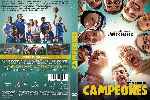 cartula dvd de Campeones - 2018