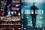 carátula dvd de John Wick - Custom - V3