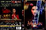 carátula dvd de Mulan - 2020 - Custom - V5