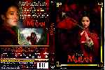 carátula dvd de Mulan - 2020 - Custom - V6