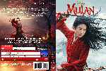 carátula dvd de Mulan - 2020 - Custom - V8