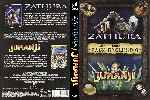 carátula dvd de Zathura - Una Aventura Espacial - Jumanji - Custom