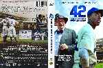 carátula dvd de 42 - La Verdadera Historia De Una Leyenda Del Deporte - Custom