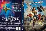 carátula dvd de La Sociedad De La Justicia De America - Segunda Guerra Mundial - Custom