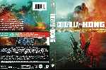 carátula dvd de Godzilla Vs. Kong - Custom - V3