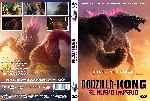 carátula dvd de Godzilla Y Kong - El Nuevo Imperio - Custom - V2