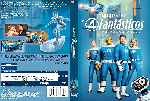 carátula dvd de Los 4 Fantasticos - Primeros Pasos - Custom - V3