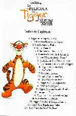 carátula dvd de La Pelicula De Tigger - Region 4 - Inlay
