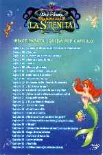 cartula dvd de La Sirenita - Clasicos Disney - Inlay