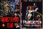 carátula dvd de Frankenstein Creo La Mujer - Custom - V2