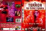 carátula dvd de El Terror No Tiene Forma