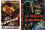 carátula dvd de La Sombra De Frankenstein - Custom