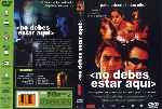 carátula dvd de No Debes Estar Aqui