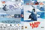 cartula dvd de Happy Feet - Rompiendo El Hielo - Custom - V4
