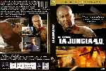 cartula dvd de La Jungla 4.0 - Custom