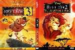 cartula dvd de El Rey Leon 2 Y 3 - Custom