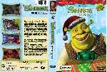 carátula dvd de Shrek The Halls - Custom - V2