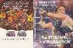 carátula dvd de La Furia De Los Barbaros - Custom