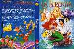 carátula dvd de La Sirenita - Clasicos Disney 28 - Custom