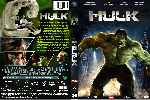 carátula dvd de El Increible Hulk - 2008 - Custom - V04