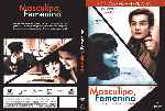 carátula dvd de Masculino Femenino - Edicion Resmasterizada