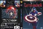 carátula dvd de Capitan America - 1990 - Custom - V3