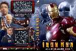 carátula dvd de Iron Man - 2008 - Custom - V5